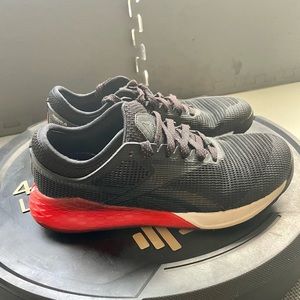 Reebok CrossFit nano 9 red and black youth size 7
